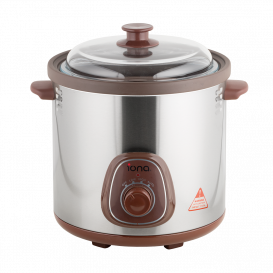 IONA 8.5L Auto Slow Cooker with Double Boiler